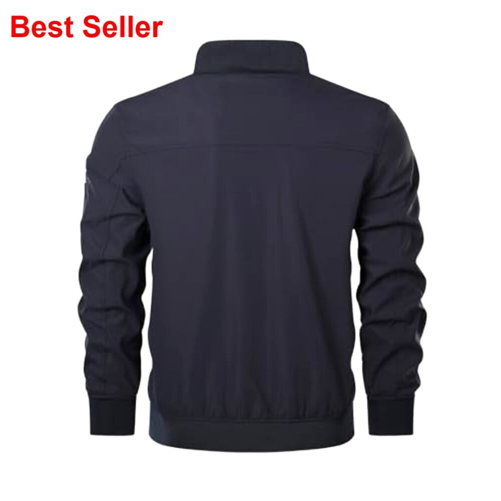 Polyester Lightweight Bomber Jacket Windbreaker W… - image 4